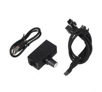Convertisseur USB C pour ventilateur PWM 5 V vers 12 V pour refroidisseur de processeur à 4 fils avec cycle de service réglable 0. pour 7a max (B)
