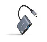 Convertisseur USB-C vers HDMI & VGA - NANO CABLE - 10.16.4303 - HDMI 4K@30Hz - VGA 1920x1200 - Sortie double