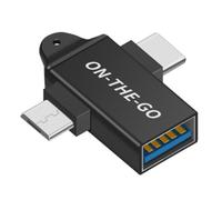 Convertisseur USB C vers OTG 3.0 2 en 1 Type Micro-OTG A