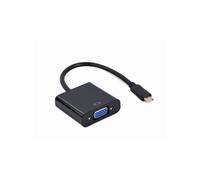 Convertisseur USB-C vers VGA M/F 15cm (Noir)