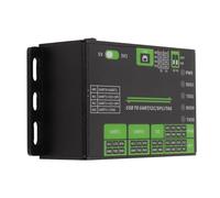 Convertisseur USB isolé Industriel, USB A UART I2C SPI JTAG Rail Mont de de 3,3 V / 5V Niveau de Fonctionnement pour PC