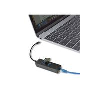 MCL Samar – Convertisseur USB Type-C – RJ45 Gigabit Ethernet + hub 3 ports USB 3.0
