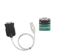 Convertisseur USB vers RS485 série de qualité industrielle, conception à double puce pour une transmission de données améliorée, compatible