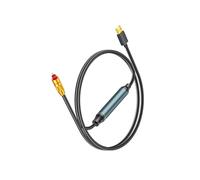 Convertisseur USB Vers SPDIF Optique Adaptateur Audio Analogique Vers Numérique pour Améliorer le Son Câble Optique pour Consoles de Jeu HDTV