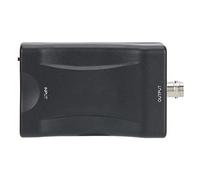 Convertisseur vers BNC Adaptateur Vidéo Numérique vers Analogique pour Enregistreur DVD PAL NTSC Systèmes VHS avec 3.5mm ABS Noir