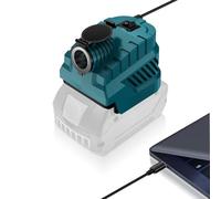 Convertisseur vers le bas pour alimentation Bosch 18 V vers 12 V, avec prise allume-cigare de voiture, alimentation 240 W pour appareils de véhicule, port USB, port USB-C/type C, sortie de charge