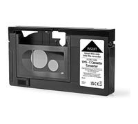 Convertisseur VHS - Nedis - VCON110BK - Noir - Compatible VHS-C - Ouverture automatique