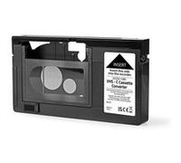 Nedis Convertisseur VHS VCON110BK – Conversion VHS‑C vers VHS – Prêt à l'emploi – Noir