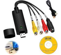 Convertisseur VHS Numérique,Carte de Capture vidéo USB 2.0,pour PC,Télévision,Lecteur Cassette,Caméscope