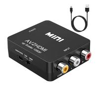 Convertisseur vidéo RCA vers HDMI, AV vers HDMI, Support 720 1080P pour Caméra, Xbox 360, PS1, PS2, WII, N64, Gamecube, Snes, NES, PSP, Lecteur DVD,VHS