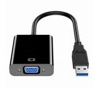 Convertisseur Vidéo USB 3.0 Vers VGA Compatible Avec Windows Sept Huit | Carte Graphique Externe, Mode Miroir et Étendu, Résolution Full HD, Alternative Au Câble Standard, Télétravail Facilité