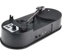 Convertisseur Vinyle vers Mp3, Platine Vinyle Portable USB avec Enregistrement À 33/45/78 Tours/Minute, Compatible USB/SD pour Un Enregistrement Numérique sans Ordinateur