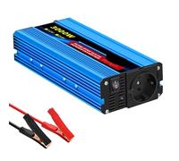Convertisseur Voiture Onduleur Sinusoïdal Pur 2500 W/3500 W/4500 W/5000 W DC 12 V/24 V vers AC 220 V/230 V Convertisseur Tension Adaptateur Charge(12V3000W 50HZ EU)
