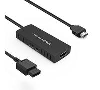Convertisseur Wii vers HDMI Wii U vers HDMI Câble adaptateur HDMI pour Nintendo Wii et Wii U Convertit les signaux Native 1080P/720P Ypbpr de Wii vers signaux HDMI numériques. Fournit le meilleur traitement du signal