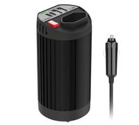 Convertisseurs électriques Auto Convertisseur 200W Peak 400W 12V À 220V 110V Transformateur CC À AC Charge Rapide USB Type-c pour Voiture(110V - Brazil)