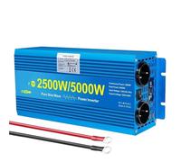 Convertisseurs électriques Auto Onduleur Puissance 4kW 5kW 7kW DC12V DC24V À AC220V Convertisseur d'onde Sinusoïdale 50Hz(5000W 24V-220V)