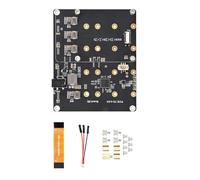Convertisseurs multifonctions 4 canaux NVMe vers disques durs PCIE Lecteur de transfert de données Carte d'extension pour 2280/2260 PCIe Bifurcation