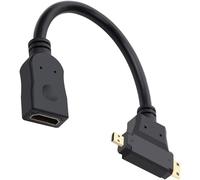 Convertisseurs multifonctions Mini HDMI vers HDMI Durabilité Construction en PVC pour une transmission vidéo claire.[W329]
