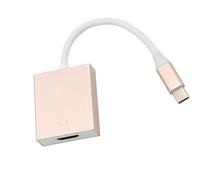 Convertisseurs USB C vers HDMI en aluminium prenant en charge la sortie 4K pour smartphone, tablettes, ordinateur portable vers téléviseurs, moniteurs, connexion HDMI câble adaptateur