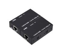Convertisseurs vidéo Convertisseur Ethernet RJ45 60 m 1080p, répéteur, Transmission for PC, Ordinateur Portable, Moniteur TV, Extension Compatible HDMI sur câble Cat5e/6