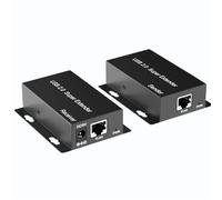 Convertisseurs vidéo Rallonge USB 2.0 50 m 4 Ports Via câble Ethernet RJ45 Cat6 for Ordinateur Portable, PC, clé USB, Appareil Photo, Clavier, Souris, Webcam, imprimante, Scanner