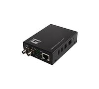 LevelOne Convertisseur multimédia GVT-2003 RJ45 vers ST Gigabit Ethernet Fibre monomode 1310nm 20 km