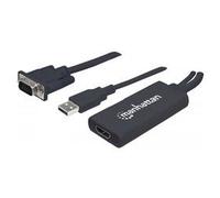 Convertitore video Manhattan Convertitore da VGA e USB ad HDMI IDATA HDMI VGA3M
