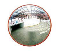 Convexe 60cm - Miroir de Rue Réglable Avec 130° Grand Angle pour Sortie Garage, Allée, Parc - Circulation Intérieur et Extérieur