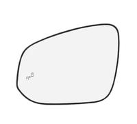 Convexe Compatible Avec Toyota Pour Harrier 2022 2023 2024 Chauffage Avec Motif De Lumière D'angle Mort Lentille De Rétroviseur Lentilles Réfléchissantes En Verre