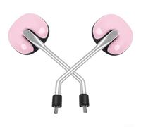 Convexe Vélo Électrique 8mm Anti-Aveuglement pour robuste Convexe | Grand angle convexe, réduit angles morts, tige métal renforcée, montage pour facile, sécurité accrue(E)