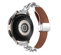 Convient Au Bracelet Huawei Watch4pro Gt3pro En Silicone Magnétique Gt4 Boucle Déployante En Métal Gt2 Bracelet Intelligent-Marron - Applicable : Huawei Gt3 Cadran 42 Mm
