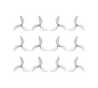 Convient aux Drones à 3 hélices BETAFPV Gemfan 2218, diamètre d'arbre de 1,5 mm, 4/12 unités ; Convient châssis sans balais Pavo20 Pro, Moteurs Lava 1104(2218 Grey 12pcs)
