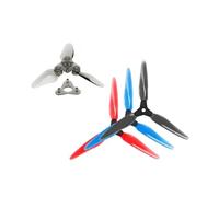 Convient aux hélices Pliables à 3 pales F3/F6/F7 Pouces for Drones FPV Freestyle Longue portée LR Longue Distance, pièces de Bricolage(Blue 7inch 2Pairs)