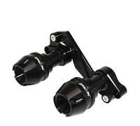 Convient aux Motos Honda PCX125 et PCX 150: Fourche Avant, moyeu de Roue, Protection Anti-Collision, Protection de Silencieux, glissière de Cadre(Rear Black)