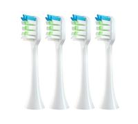 Convient aux têtes de rechange for brosses à dents électriques Evowera Planck O2, dureté moyenne, aspirateur(4PCS White)