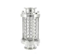 Convient aux tubes de 25/32/38/51 mm de diamètre extérieur x 1,5" 2" Tri Clamp Dioptrique Verre de visée de débit SUS304(Fit 38mm OD Tube K50)
