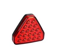 Convient for accessoire de voiture JDM BBA, feu de freinage universel F1 style triangle sport 19 LED, feu antibrouillard arrière « troisième feu arrière » DRL(A1)