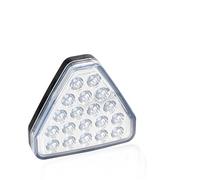 Convient for accessoire de voiture JDM BBA, feu de freinage universel F1 style triangle sport 19 LED, feu antibrouillard arrière « troisième feu arrière » DRL(C1)