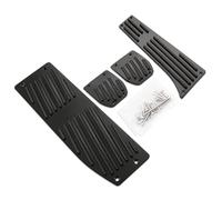 Convient for B/M/W/1,3 Série X1 E39 E46 E87 E90 E91 E92 Pédales d'accélérateur antidérapantes sans perçage for frein à essence et carburant, style de voiture(Black Drill for MT)