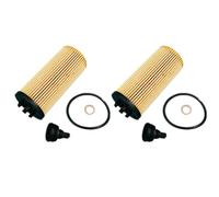 Convient for B/M/W/ F40 F44 F45 F46 F48 X1 F39 X2 MINI Cooper F55 F56 CLUBMAN F54 F57 COUNTRYMAN F60 OX1238D Filtre à huile 11428593186(2 Pcs)