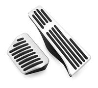 Convient for B/M/W/Série 3 5 E30 E32 E34 E36 E38 E39 E46 E87 E90 E91 X5 X3 Z3 Accélérateur Frein Repose-pieds Pédale Pads Accessoires de voiture(Fuel Brake for AT)