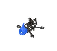 Convient for Drone de Course FPV RC, for unité aérienne O4 5.8G VTX Eos2 F722 1103 1104 1106 1204 Moteur kit de Cadre d'hélice 2 Pouces(Blue)