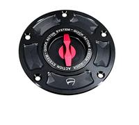 / Convient for DUCATI Streetfighter Panigale V2 V4 V4S/R accessoires bouchon de réservoir de carburant conversion en alliage d'aluminium CNC aucune clé nécessaire bouchon de réservoir d'essence boucho