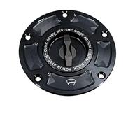 / Convient for DUCATI Streetfighter Panigale V2 V4 V4S/R accessoires bouchon de réservoir de carburant conversion en alliage d'aluminium CNC aucune clé nécessaire bouchon de réservoir d'essence boucho