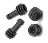 Convient for étrier de frein supérieur et inférieur, manchon d'amortisseur, cache-poussière, capuchon étanche en caoutchouc for frein à disque, pièces de moto(2 sets)