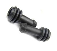 Convient for étrier de frein supérieur et inférieur, manchon d'amortisseur, cache-poussière, capuchon étanche en caoutchouc for frein à disque, pièces de moto(2pcs)