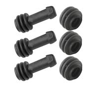 Convient for étrier de frein supérieur et inférieur, manchon d'amortisseur, cache-poussière, capuchon étanche en caoutchouc for frein à disque, pièces de moto(3 sets)