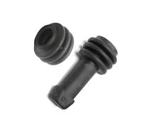 Convient for étrier de frein supérieur et inférieur, manchon d'amortisseur, cache-poussière, capuchon étanche en caoutchouc for frein à disque, pièces de moto(1 set)