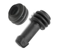 Convient for étrier de frein supérieur et inférieur, manchon d'amortisseur, cache-poussière, capuchon étanche en caoutchouc for frein à disque, pièces de moto(1 set)