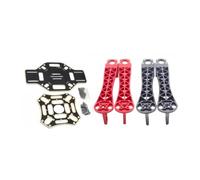 Convient for F450 RC FPV véhicule aérien sans Pilote V2 quadricoptère Multi-Rotor modèle d'avion fuselage Avion quadricoptère DIY(Red Black Set)